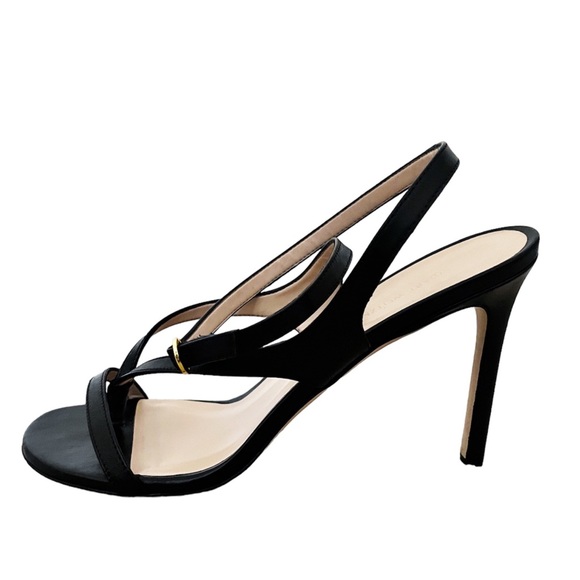 NEW Stuart Weitzman Align Heeled Sandals in Black - Picture 4 of 9